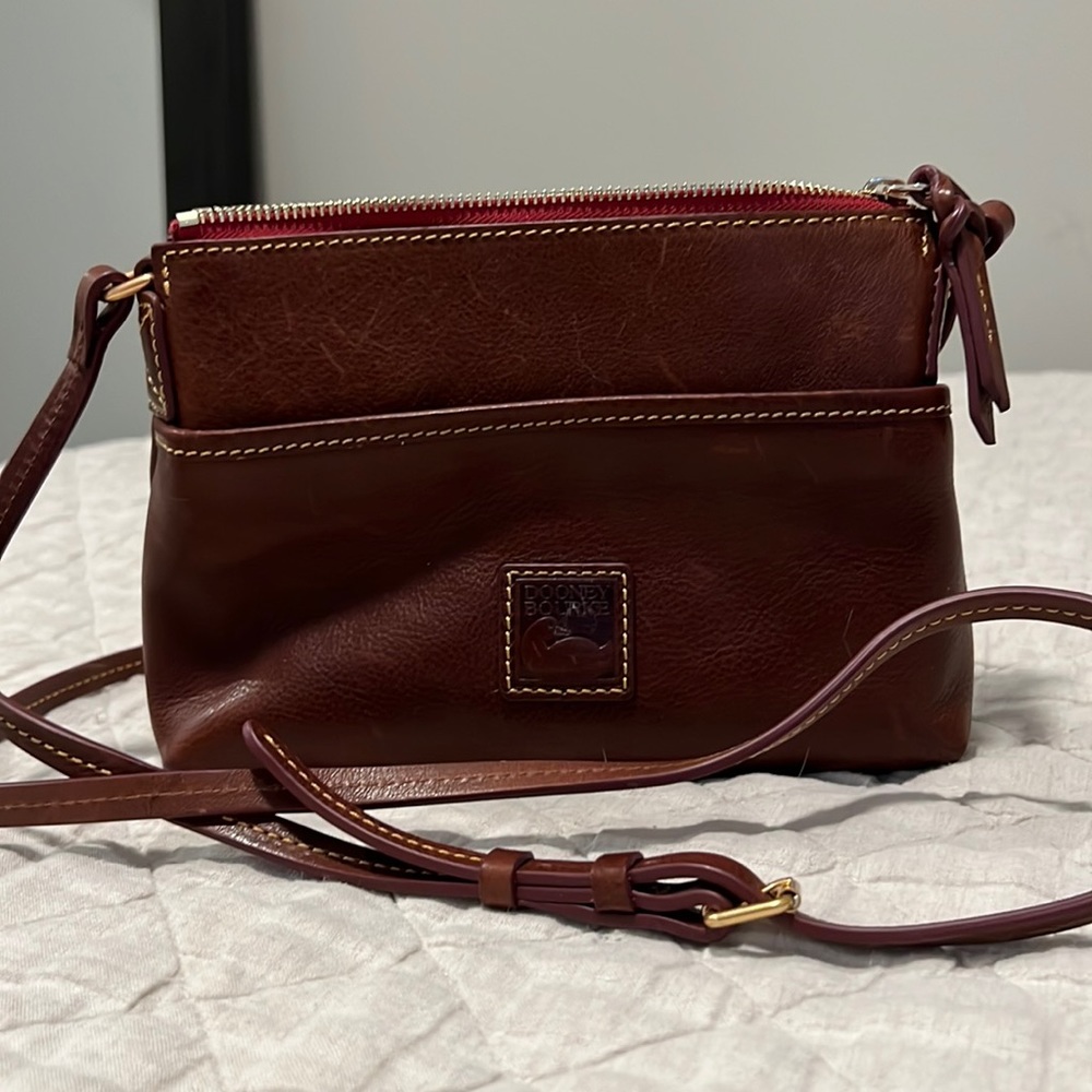 Dooney & Bourke Chocolate Leather Crossbody